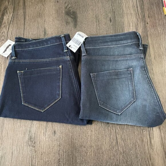 Mavi Sample Women's Dark Wash BootCut Jeans Size 27 Bundle of 2 - Picture 1 of 9